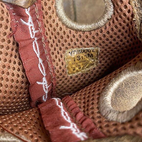 Twisted X Boy’s Moc Toe Pull-On Leather Boot, YDB0002, Size 13.5, Brown - Picture 6 of 6